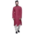 thumbnail image 1 of Atasi Long Button Down Kurta For Boys Solid Festive Clothing Ethnic Mens Wear, 1 of 5