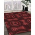 thumbnail image 3 of Ahgly Company Tapis Rond Lavable en Machine Intérieur Transitionnel Marron Chocolat, 8 Pieds Rond, 3 of 7