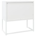 thumbnail image 5 of vidaXL Sideboard White 75x35x75 cm Steel, 5 of 5