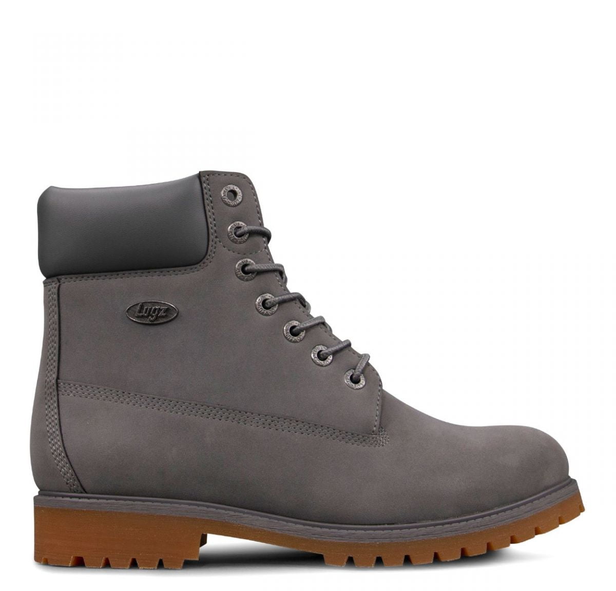 Lugz Men's 6" Convoy Boot Charcoal/Gum - MCNVYK-0823