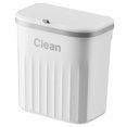 thumbnail image 1 of Lipstore Kitchen Compost Bin Trash Bin Waterproof Rubbish Container Hanging Small Trash White L, 1 of 8