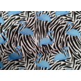 thumbnail image 5 of oneOone Polyester Spandex Light Blue Fabric Flamingo Sewing Material Print Fabric By The Yard 56 Inch Wide, 5 of 5