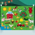 thumbnail image 2 of Farm Animals Felt Story Board Set  3.3FT 32PCS Preschool Classroom Storytelling Imagination Game Wall Hanging Board Toys Early Learning Interactive Play Kit for Toddlers Kids, 2 of 10