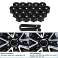 thumbnail image 3 of Amdohai 20pcs Universal 19mm Wheel Nut Covers Lug Nut Caps Screw Protector, 3 of 6
