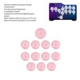 thumbnail image 3 of <p>12pcs Arcade Button Cover 20.2mm 25.3mm Mechanical Push Button Cover For Kailh For Cherry For Akko For Glorious Switches</p>, 3 of 7