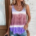 thumbnail image 2 of Plebaso Eyelet Tank Tops Womens Sleeveless Embroidery Tunic Print Summer Flowy Shirts for Beach Vacation, 2 of 6
