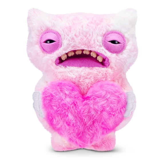 Fuggler Love Fugg (Annoyed Alien) de ZURU: peluche drôle et laide. Jouet étrange et mignon de la Saint-Valentin à collectionner pour enfants, préados, ados et adultes