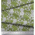 thumbnail image 3 of Soimoi Feuilles de Tissu de Velours & Tissu Imprimé Floral 1 Yard 58 Inch Wide, 3 of 3