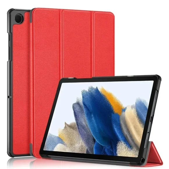 Smart Case for Samsung Galaxy Tab A9+ 2023 Ultra Slim PU Leather Stand Cover For Galaxy A9 Plus 11 Inch Tablet Protective Case Red Tab A9 Plus 11inch