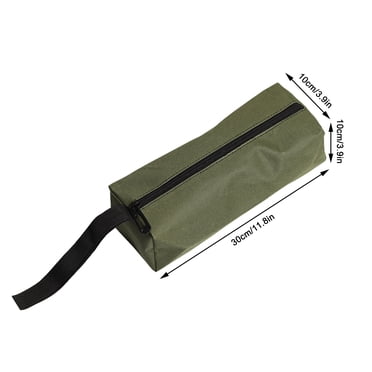 Agiferg Organisateur d'Outils de Réparation Sac de Rangement en Tissu Oxford Petit Sac à Outils avec Fermeture Éclair Pochette Imperméable Porte-Outils