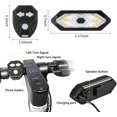 thumbnail image 5 of E Scooter Turn Signal,Remote Control Electric Scooter LED Blinker/Tail Light Compatible with Max G30/Ninebot/Segway Series Electric Scooter, Adjustab, 5 of 5