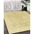 thumbnail image 2 of Ahgly Company Indoor Square Abstract Mustard Yellow Oriental Area Rugs, 5' Square, 2 of 6