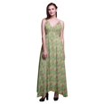 thumbnail image 1 of Bimba Robe Longue de Villégiature à Imprimé Floral pour Femmes, à Cordon, Bretelles Spaghetti, Tenue de Plage - Moyen, 1 of 1