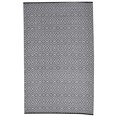 thumbnail image 1 of Erbanica Tapis en Plastique Réversible 6 Pieds x 9 Pieds Intérieur Extérieur Noir Blanc Mirage, 1 of 5