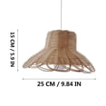 thumbnail image 3 of Up to 65% off Rattan Chandelier Home Stay Real Rattan Weaving Decorative Handmade Lampshade, 3 of 4