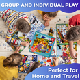 thumbnail image 2 of Quokka Magnetic Jigsaw Puzzles for Kids - 48 Pcs Travel Puzzle Game with Ocean & African Animals, 2 of 6