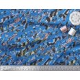 thumbnail image 2 of Soimoi Rayon Fabric Animal Skin Texture Print Fabric by the Yard 56 Inch Wide, 2 of 3