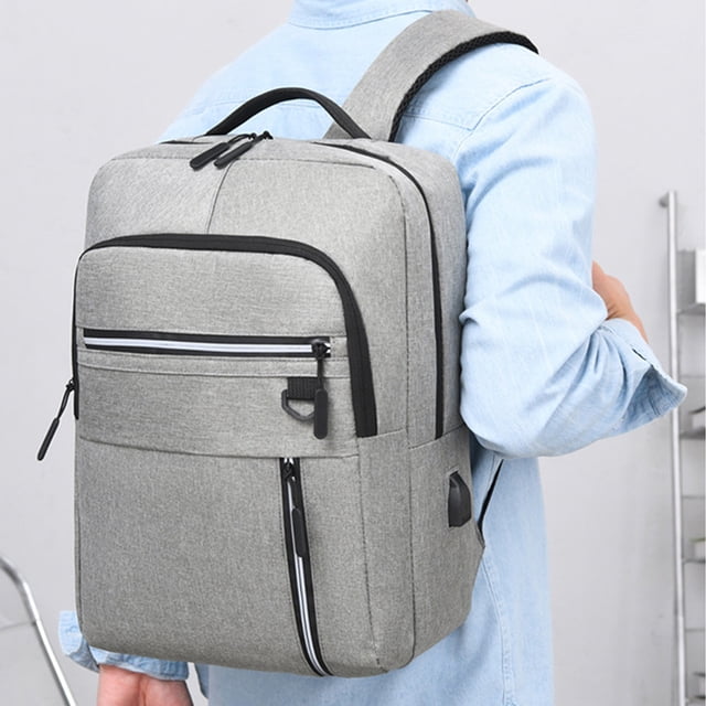 TopLLC Storage Bins Business Backpack, Bag For Travel Flight Fits 15.6 Inch Laptop With USB Charging Port Storage Bags