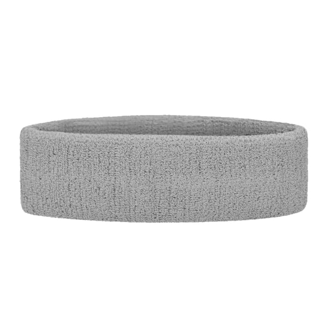 GOGO Sports Headband Sweatband Athletic Terry Cloth Head Band Grey