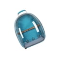 thumbnail image 2 of ziyahi Bird Carrier Cage Shoulder Bag Pet Parrot Travel Clear Backpack Light Blue, 2 of 7
