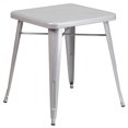 thumbnail image 4 of Flash Furniture 28" Table à Manger Carrée en Métal dans Red, 4 of 9