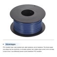 thumbnail image 3 of Uxcell Fil de Raccordement 26AWG 30m/100 Pieds Bleu, Fil Électrique UL1007 Bobine, 3 of 6