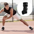 thumbnail image 2 of Unique Bargains Ankle Support Brace Elastic Compression Sleeve Sport Relieve Pain Foot Stabilizer Black M Size, 2 of 7