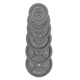 thumbnail image 2 of CAP Barbell 2-Inch Olympic Cast Iron Weight Plate, Grey, 10 lb, 2 of 4