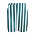 thumbnail image 5 of Plebaso Shorts pour Femmes 2025 Imprimé Rayé Shorts de Plage Taille Haute Mode Leggings Courts, 5 of 5