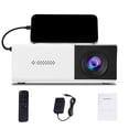 thumbnail image 1 of Mini HD Portable Projector with Auto Keystone Correction | Built-in Speaker & Wireless Connectivity | 1080P Support for Indoor/Outdoor Movies & Gaming, 1 of 2