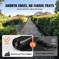 thumbnail image 4 of KFFKFF Landscaping Barrier Cloth, 6.5*330FT Robust Garden Weed Material, Interwoven PP Weed Prevention Cloth, Pathway Material, Geotextile Cloth for Ground Design, Ground Protection, 4 of 9