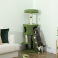 thumbnail image 2 of PawHut 47" Cat Tree Tower with Condo, Ladder, Scratching Posts, Ball, 2 of 10