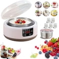 thumbnail image 1 of Binwennn Cooking Utensils Holder for Counter Cooker Hood Complete with Wall Bracket All Silicone Cooking Utensils Set 1.2L Large Capacity Probiotic Yogurt Maker Constant Temperature Adjustable Yogurt, 1 of 8