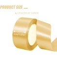thumbnail image 2 of ORUYROP 1-1/2 Inch Wide Double Face Satin Ribbon-25 Yards，Gift Bag Decoration Wedding Chair Back Handmade Bow (Light champagne), 2 of 7