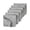 Grey, variant on XZNGL Baby Bib for Boys and Girls, 100% Cotton Square Drool Towel, 25 cm x 50 cm, Soft Absorbent, Machine Washable, Pack of 6