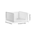 thumbnail image 3 of Boîte de Rangement à Tiroirs, Organisateur en Plastique pour Garde-Robe, Solution de Rangement pour Placard de Chambre, Design Pliable avec Roues, Compartiment Coulissant, Système de Cloisons à Étages, 3 of 6