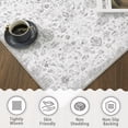 thumbnail image 4 of YUSAZENS 4x6 Vintage Floral Distressed Print Traditional Washable Non Shedding Foldable Thin Accent Area Rug Gray, 4 of 7