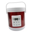 thumbnail image 1 of GUOOL 1.6L Electric Rice Cooker for Car Truck Porridge Soup Pot Cooking Machine Rose Rose Red, 1 of 9