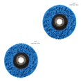 thumbnail image 4 of QualitChoice Sanding Wheel Polishing Paint Rust Grinding Inner Hole Tools for Angle Grinder Wood Metal Buffing Car Accessories #100 blue 2Set, 4 of 6