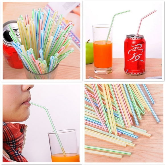 500 Pc Lengthening Can Bent Pregnant Women Juice Drink Milk Tea Straw