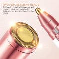 thumbnail image 2 of Rechargeable Eyebrow Razor & Facial Hair Removal for Women, 2 IN 1 Eyebrow Trimmer and Painless Face Razors for Women face, 2 of 6