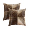 thumbnail image 1 of TORINO QUATTRO COWHIDE PILLOW 18"X18" 2-PACK, 1 of 2