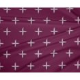 thumbnail image 4 of oneOone Polyester Lycra Fabric Plus Sign Kasuri Print Sewing Fabric BTY 56 Inch Wide, 4 of 4