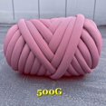 thumbnail image 1 of New Striped Core Spun Crochet Yarn Ice Silk Feeling Polyester Cotton Rope for Handbag Pet Nest Fashion Home Decoration, 1 of 7
