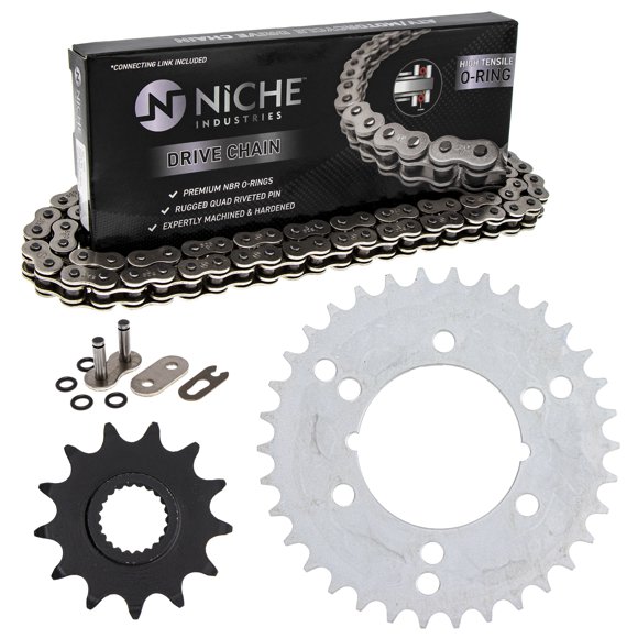 Niche Ensemble de Chaîne de Pignon pour Polaris Xplorer 400L 13/34T 520 Joint Torique VTT MK1004369