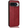 thumbnail image 4 of KOMI Phone Case for Google Pixel 9, Case for Google Pixel 9 Pro Cow-Like PU Leather Style Protector Cover, Non-Slip Shockproof Cover for Google Pixel 9/9 Pro Case Red, 4 of 5