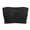 Black, variant on Strapless Bra for Women with Removable Pads, Seamless Lace Trim, Thin Side Bands, Stretch Polyester Fabric, Summer Wear, Black