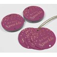 thumbnail image 4 of Inkdotpot Pack Of 50 Let Love Sparkle Wedding Favor Paper Tags Craft Real Rose Gold Foil Hang Tags, 4 of 6