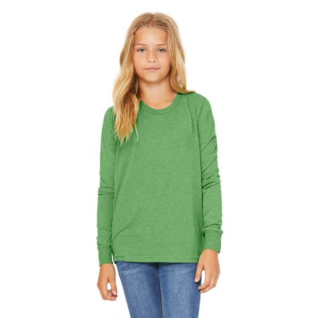 Bella + Canvas T-Shirt à Manches Longues en Jersey pour Jeunes