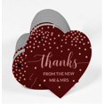 thumbnail image 3 of Inkdotpot Real Rose Gold Foil Thanks From The New Wedding Tags Favor Hang Paper Tags 50 Pieces, 3 of 6